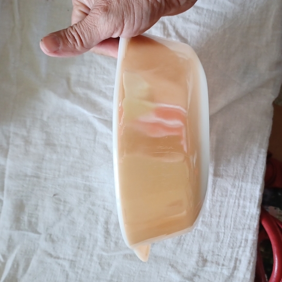 Fire King Peach Lustre Baking Dish 1 Qt #436 - Picture 4 of 5